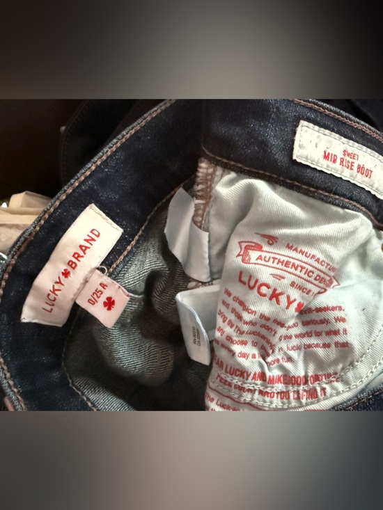 Lucky Brand Women's Hayden Skinny Jeans in Dark Indigo - Picture 3 of 7